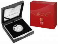 Image 1 for 2020 Lunar Year of the Rat $5.00 1oz Silver Domed Proof Coin