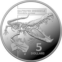 Image 2 for 2020 Inside Australia's Most Dangerous $5.00 Silver Proof Saltwater Crocodile