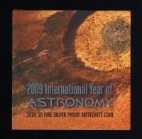 Image 1 for 2009 International Year of Astronomy $5 Silver Proof Coin