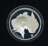 Image 1 for 1993 Australian $5 Silver Coin from Masterpieces in Silver Set - Matthew Flinders.  The Coin is Sterling Silver and contains over 1oz of Pure Silver.