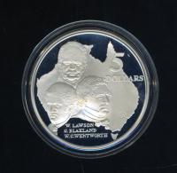 Image 1 for 1993 Australian $5 Silver Coin from Masterpieces in Silver Set - lawson Blaxland Wentworth.  The Coin is Sterling Silver and contains over 1oz of Pure Silver.