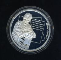 Image 1 for 1996 Australian $5 Silver Coin From Masterpieces Set - Henry Lawson.  The Coin is Sterling Silver and contains over 1oz of Pure Silver.