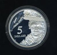 Image 1 for 1996 Australian $5 Silver Coin From Masterpieces Set - Dame Nellie Melba.  The Coin is Sterling Silver and contains over 1oz of Pure Silver.