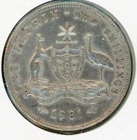 Image 1 for 1931 George V Australian Florin UNC