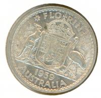 Image 1 for 1959 Australian Florin aUNC