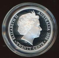 Image 2 for 1998 Australian Twenty Cent Silver Coin from Masterpieces in Silver Set - 1910 Florin Design