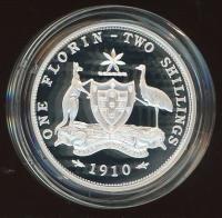Image 1 for 1998 Australian Twenty Cent Silver Coin from Masterpieces in Silver Set - 1910 Florin Design