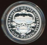 Image 1 for 1998 Australian Twenty Cent Silver Coin from Masterpieces in Silver Set - 1927 Parliament House Florin Design