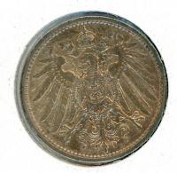 Image 2 for 1911A German Silver One Mark EF