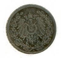 Image 2 for 1918A German Silver Half Mark EF