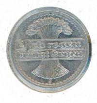 Image 2 for 1919J German Silver 50 Pfennig gEF