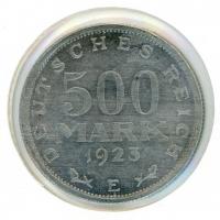 Image 1 for 1923E German Silver 500 Mark aUNC