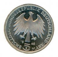 Image 2 for 1968G German Silver Five Marks (A)