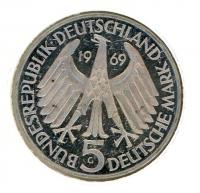 Image 2 for 1969G German Silver Five Marks (A) - Proof Spots