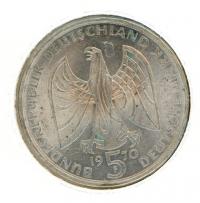 Image 2 for 1970F German Silver Five Marks