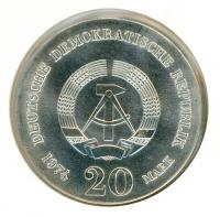 Image 2 for 1974 DDR Silver 20 Marks UNC