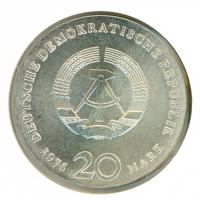 Image 2 for 1975 DDR Silver 20 Marks UNC