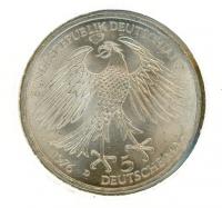 Image 2 for 1976D German Silver Five Marks