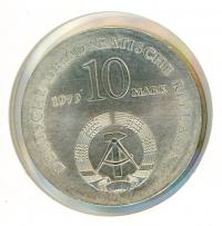 Image 2 for 1979 DDR Silver Ten Marks UNC