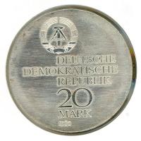 Image 2 for 1980 DDR Silver Twenty Marks UNC