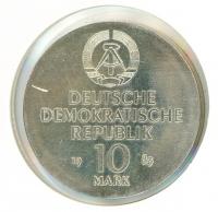 Image 2 for 1983 DDR Silver Ten Marks UNC