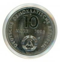 Image 2 for 1986A DDR Ten Marks UNC