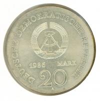 Image 2 for 1986 DDR Silver Twenty Marks UNC