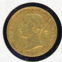 Image 2 for 1864 Sydney Mint Gold Half Sovereign (B)