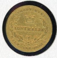Image 1 for 1864 Sydney Mint Gold Half Sovereign (B)