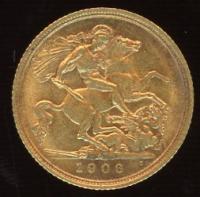 Image 1 for 1906S Australian Edward VII Gold Half Sovereign