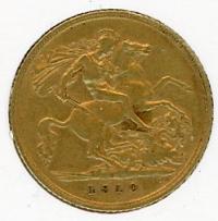 Image 1 for 1910S Australian Edward VII Gold Half Sovereign