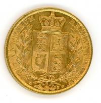 Image 1 for 1877S Australian Shield Gold Sovereign E