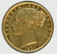 Image 2 for 1880S Australian Shield Gold Sovereign