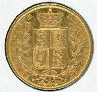 Image 1 for 1880S Australian Shield Gold Sovereign