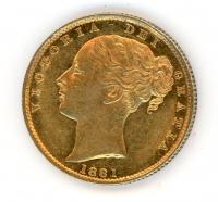 Image 2 for 1881S Australian Shield Gold Sovereign