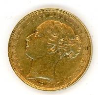 Image 2 for 1886M Australian Young Head Gold Sovereign