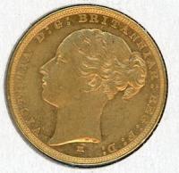 Image 2 for 1887M Australian Young Head Gold Sovereign
