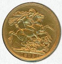 Image 1 for 1893S Australian Jubilee Head Gold Sovereign