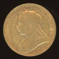 Image 2 for 1896M Australian Veil Head Gold Sovereign