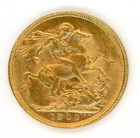 Image 1 for 1900P Australian Veil Head Gold Sovereign
