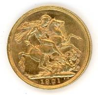 Image 1 for 1901M Australian Veil Head Gold Sovereign