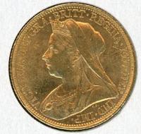 Image 2 for 1901S Australian Veil Head Gold Sovereign