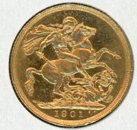 Image 1 for 1901S Australian Veil Head Gold Sovereign