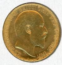 Image 2 for 1908M Australian Edward VII Gold Sovereign B