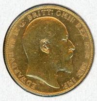 Image 2 for 1909P Australian Edward VII Gold Sovereign A