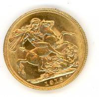 Image 1 for 1916P Australian George V Gold Sovereign