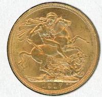 Image 1 for 1917S Australian George V Gold Sovereign