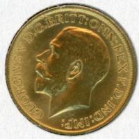Image 2 for 1918S Australian George V Gold Sovereign - B