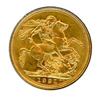 Image 1 for 1921S Australian George V Gold Sovereign