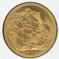 Image 1 for 1922P Australian George V Gold Sovereign